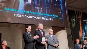 Eugenio Coronado ha recogido la Medalla de la Real Sociedad Española de Física 2019.